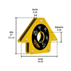 Escuadra magnética para soldar de 4', carga 20 kg, PRETUL 3