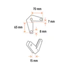 2 Escuadras magnéticas esquineras 2-3/4' carga 11 kg, TRUPER 3
