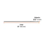 Bolsa con 1 kg de electrodos 7018 de 5/32', TRUPER 2