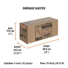 Bolsa con 1 kg de electrodos 6011 de 5/32', TRUPER 5