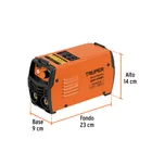 Mini soldadora inversora 130A, bi-voltaje 127/220V, TRUPER 3