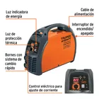 Soldadora inversora 130A, bi-voltaje 127/220V, TRUPER EXPERT 2