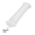 Piola de poliéster diamante de 6mmx30m blanca, madeja, FIERO 3