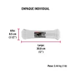 Piola de poliéster diamante de 6mmx30m blanca, madeja, FIERO 5