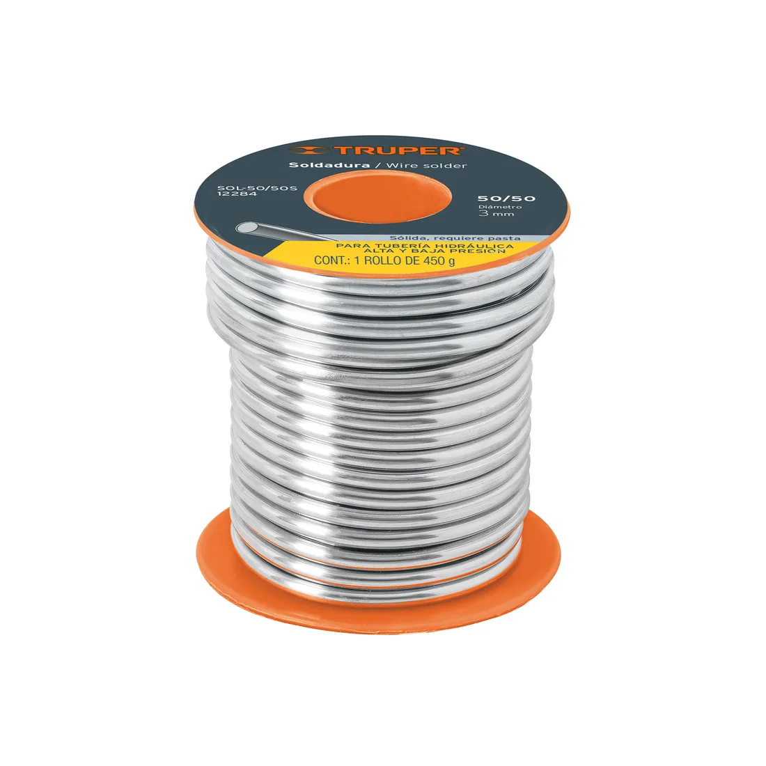 Soldadura 50/50 para tubería hidráulica, 450 g, SOLDAKLIN