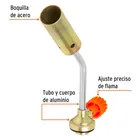 Soplete de aluminio, encendido manual, válvula roscada 2