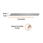 Estuche con 10 cuchillas SK2 de 9 mm para cutter, EXPERT 3