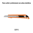 Estuche con 10 cuchillas SK2 de 9 mm para cutter, EXPERT 5