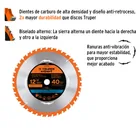 Disco sierra 12' para madera, 40 dientes centro 1', EXPERT 2