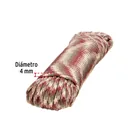 Piola de nylon paracord de 4mm x 15m camo, madeja, FIERO 3
