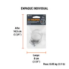 Bolsa con 2 abrazaderas sin fin # 20, 7/8 - 1-3/4', TRUPER 7