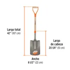 Pala (lampa) recta, Perú, TRUPER 3