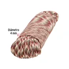 Piola de nylon paracord de 4mm x 30m camo, madeja, FIERO 3