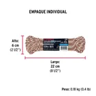 Piola de nylon paracord de 4mm x 30m camo, madeja, FIERO 5