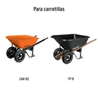 Chumaceras sin punzonado para carretilla de 2 llantas TRUPER 2
