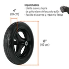 Carretilla concha plástica 6 ft Imponchable b/tubular,Truper 3