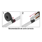 Piola de poliéster diamante de 4 mm, 1 kg, FIERO 4