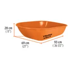 Carretilla 5.5ft3 Imponchable bastidor tubular,TRUPER EXPERT 4