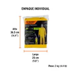 Conjunto impermeable triple capa, talla XG, TRUPER EXPERT 4
