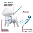 Correa con pechera para perro, 1.5 cm ancho, FIERO 5