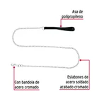 Cadena de paseo para perro de 1.2 m x 2 mm, FIERO 2