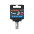 Dado de 8 mm, 12 puntas, cuadro 1/4', TRUPER 4