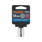 Dado de 13 mm, 12 puntas, cuadro 1/4', TRUPER 4