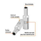 Dado largo de 7 mm, 6 puntas, cuadro 3/8', TRUPER 2