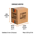Dado de 1', 6 puntas, cuadro 3/4', TRUPER 6