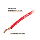 Carrete con 12 m de cable primario rojo calibre 18, TRUPER 3