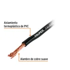 Carrete con 9 m de cable primario negro calibre 16, TRUPER 3