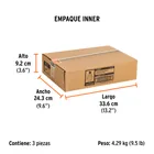 Gabardina impermeable triple capa, talla XG, TRUPER EXPERT 6