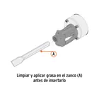 Cincel plano zanco hexagonal de 1-3/8' x 20', TRUPER 2
