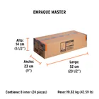 Cincel plano SDS max 1' x 16', TRUPER 9