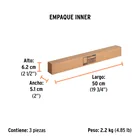 Cincel hueco para acanalado SDS max 7/8' x 16', TRUPER 7