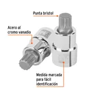 Dado punta corta bristol M14, cuadro 1/2', TRUPER 2
