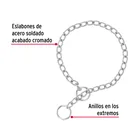 Collar de entrenamiento para perro, 50 cm, eslabón de 3 mm 2