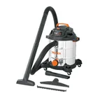 Aspiradora de sólidos y líquidos, 12 gal, acero inox, TRUPER 1