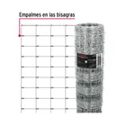 Rollo malla borreguera, 1.2m x 50m acero galvanizado, 23kg 2