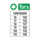 Juego de 12 puntas torx combinadas largo 2', TRUPER EXPERT 2