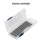 Estuche con 5 puntas de cruz PH2 largo 4', TRUPER EXPERT 4