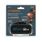Batería ion litio, 20V, 4 Ah, TRUPER PRO 3