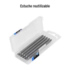 Estuche con 5 puntas de cruz PH1 largo 4', TRUPER EXPERT 4