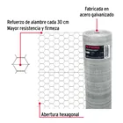 Rollo malla hexagonal cal.22, 1x 45m, abertura 25mm, 13kg 2