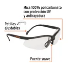 Lentes de seguridad transparentes con antiempaño, Vision 2