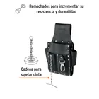 Porta herramientas grande de cuero, 7 compartimentos, TRUPER 2