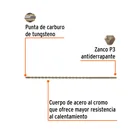 Broca para concreto 6 x 300 mm, TRUPER 2
