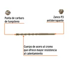 Broca para concreto 8 x 150 mm, TRUPER 2