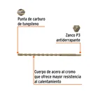 Broca para concreto 13 x 300 mm, TRUPER 2