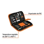 Kit soldadura electrónica con cautín de 25 W, temp regulable 2